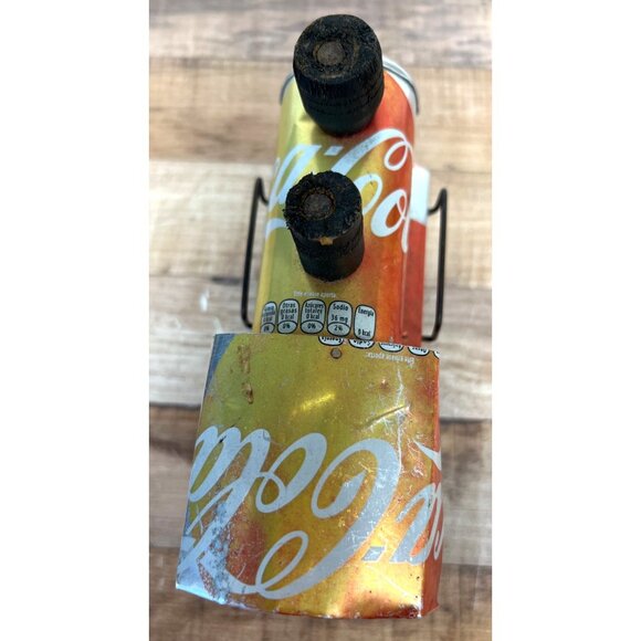 Handcrafted Coca-Cola Can Train Locomotive Model - Picture 5 of 8